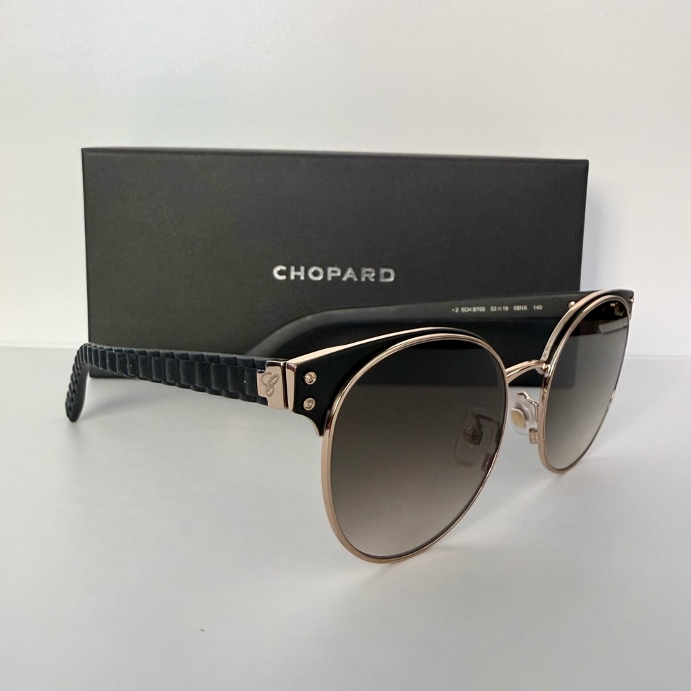 NEW!!! CHOPARD women sunglasses SCH B70S 08NS Authentic Retail 650$ - Picture 2 of 6